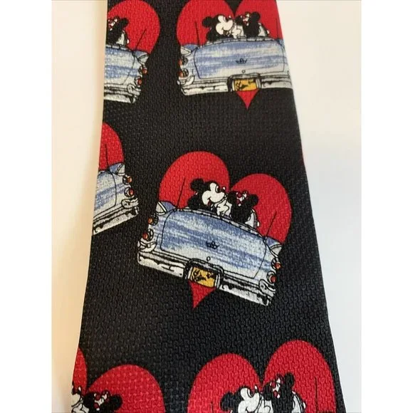 Disney Resorts blue Mickey Mouse necktie mens tie - Picture 2 of 3